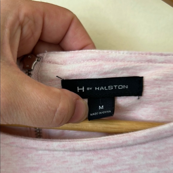 Pink H by Halston Women's Tunic Top with Zipper Details - Picture 2 of 5